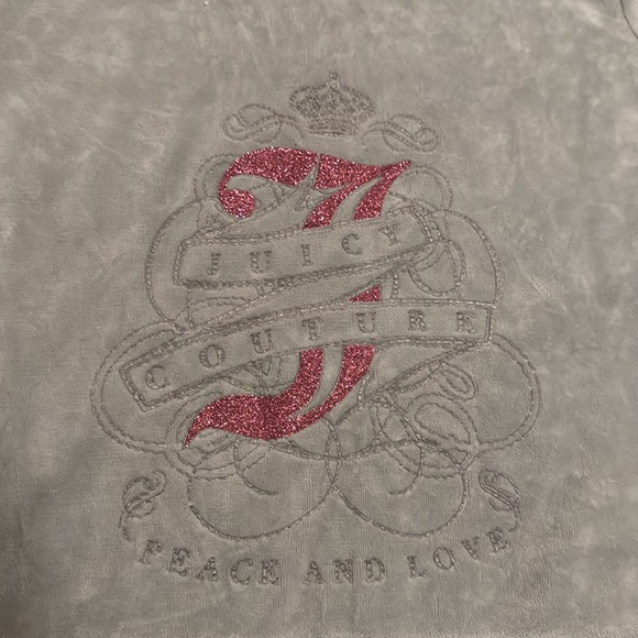 Juicy Couture little girl velour hoodie size 10, used but in good condition 🔥Y2K - Picture 2 of 7